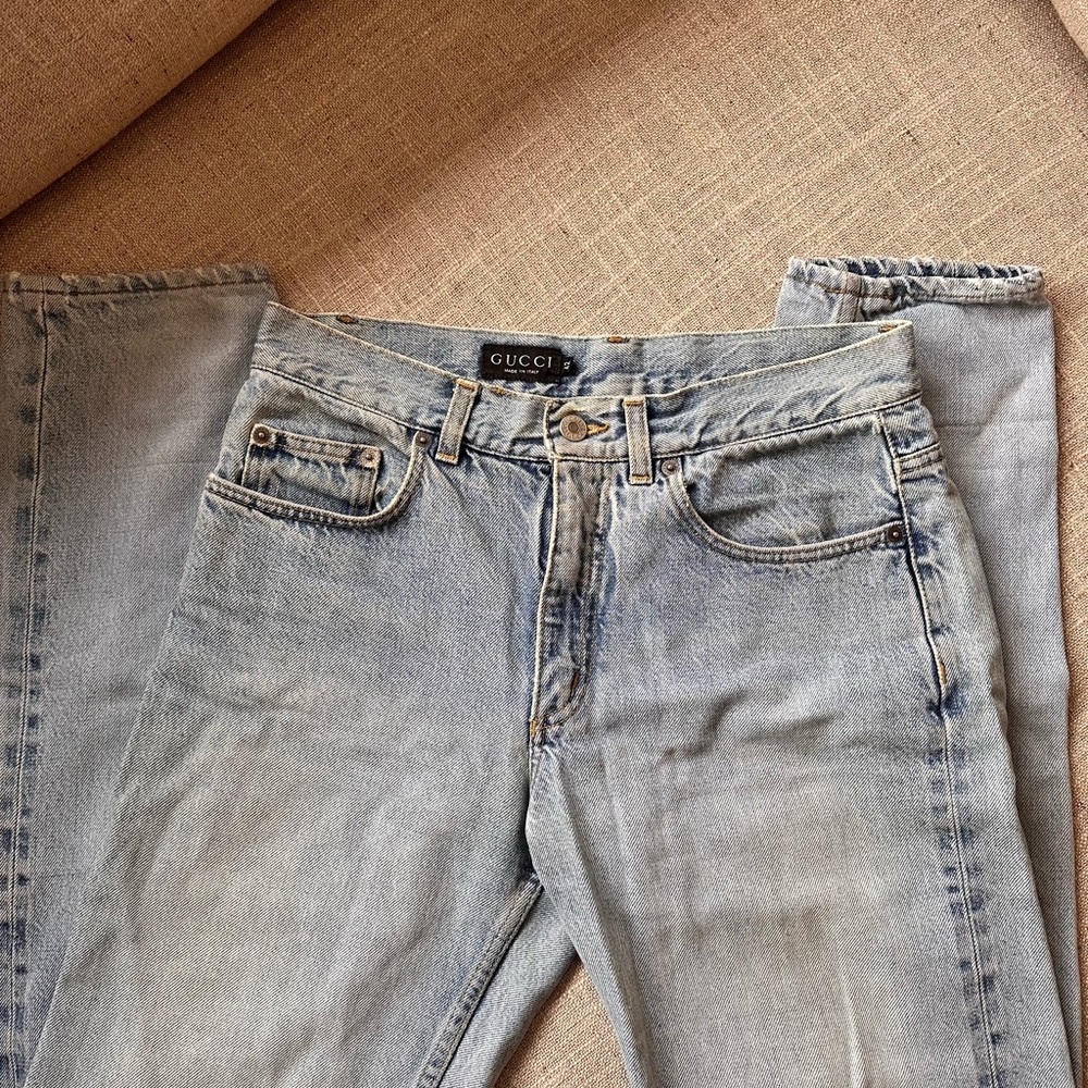 Gucci Tom Ford Denim Jeans in Light Blue
